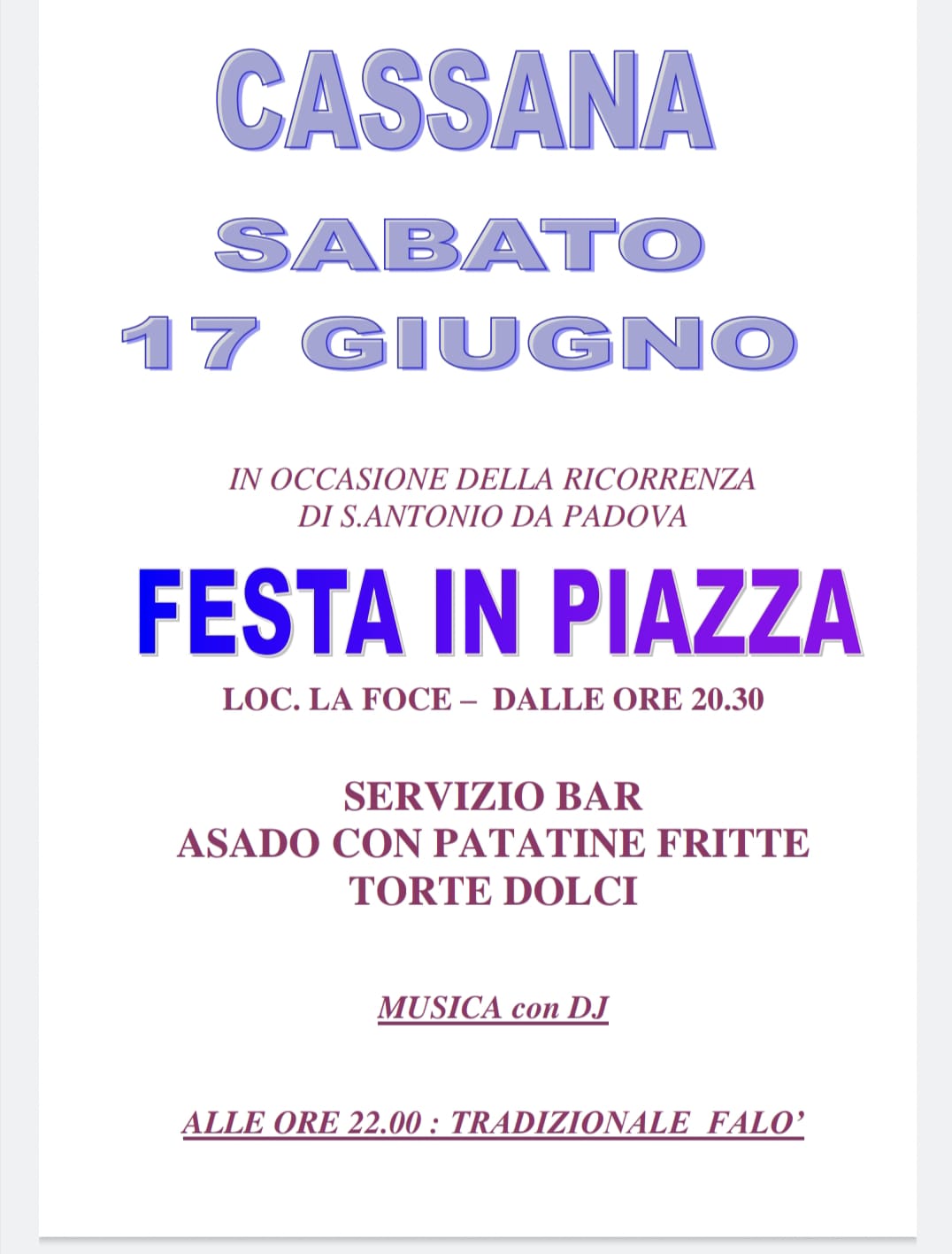 Festa in Piazza - Cassana